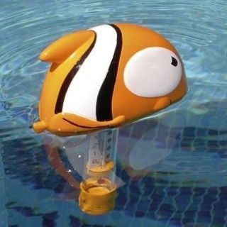 Termometro galleggiante per piscina con pesce Ciccio