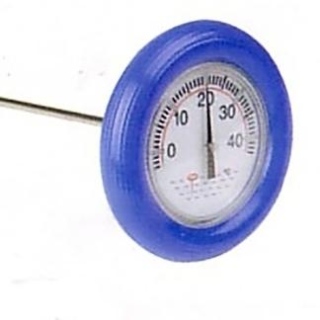 Termometro galleggiante con anello azzurro