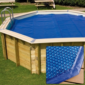 Coperture estive a bolle per piscine in legno Ø 6,25 m.-0