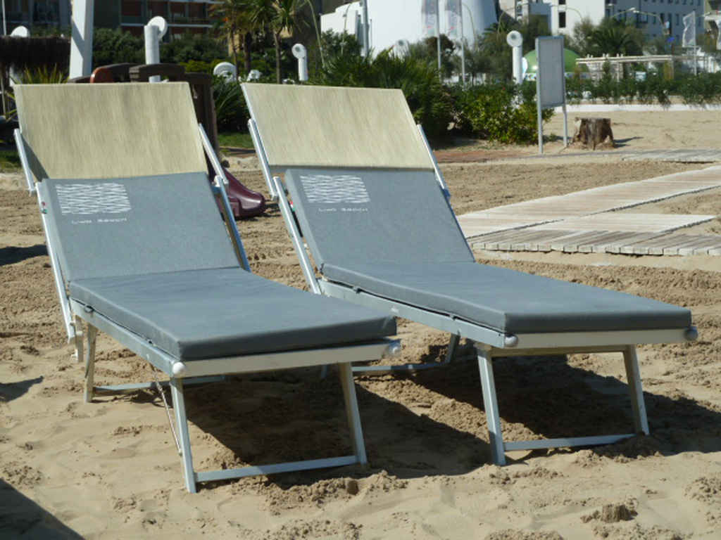 Pomodone - Materassino per lettino a spiaggia - Ecopelle Nautico.