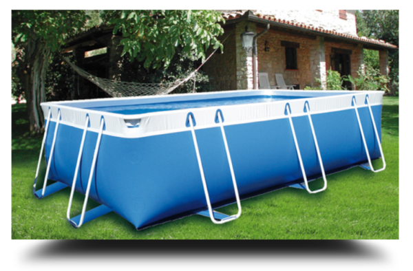 Piscina MARETTO Comfort h 100 - 2x4,5m - Colore Azzurro.-3827