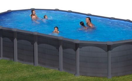 Piscine fuori terra Ovale Capri H 132 cm.-0